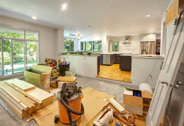 Professional Kitchen Flooring technician working in Bellaire, TX